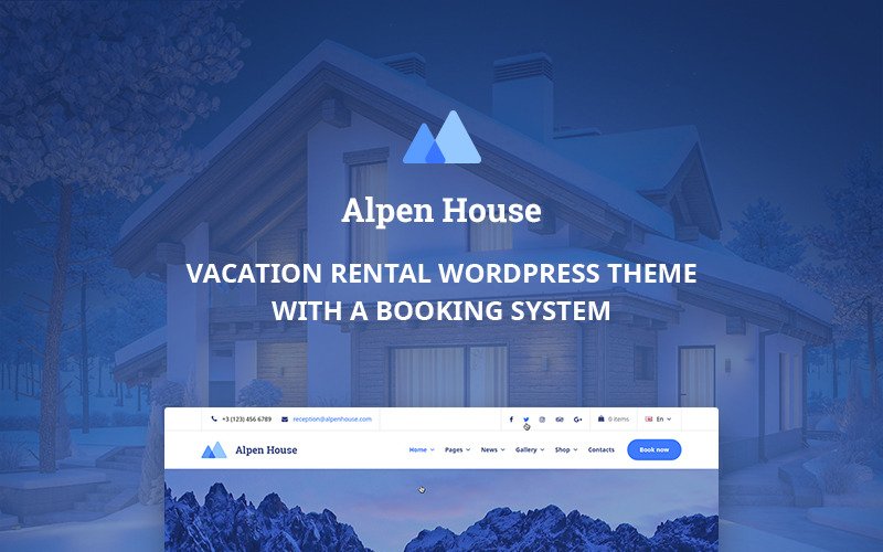 Alpen House – Vacation Rental WordPress Theme