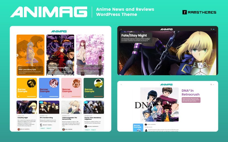 ANIMAG – Anime and Manga Magazine WordPress Theme