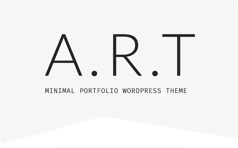 Artis - Minimal Portfolio & Shop WordPress Theme