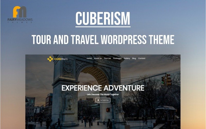 Cuberism – Tour and Travel WordPress Theme