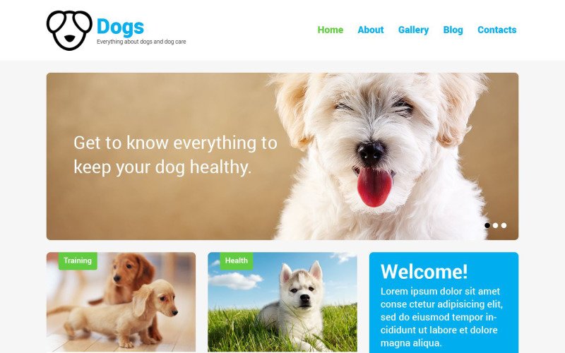 Dog Responsive WordPress Theme