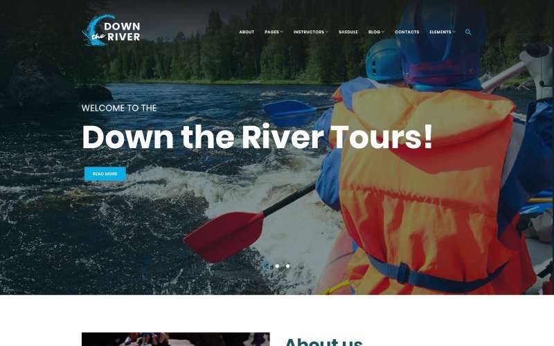 Down River – Rafting & Kayaking WordPress Theme