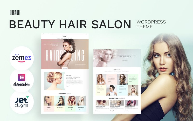 Durand – Beauty & Hair Salon WordPress Theme