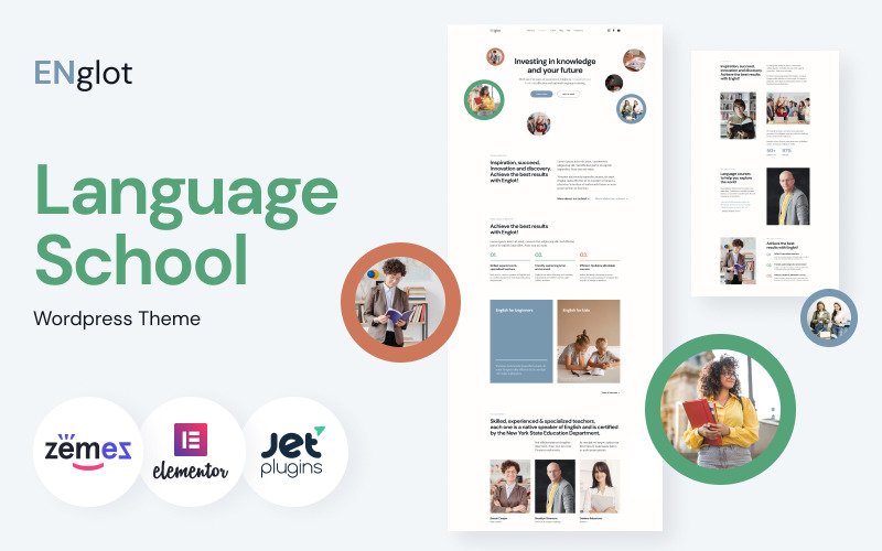 Englot – Clean Language Course WordPress Theme