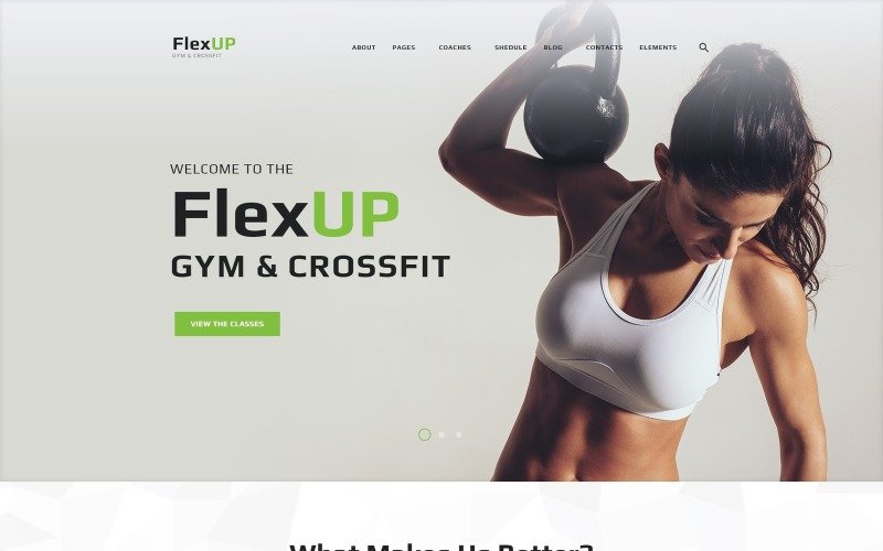 Flex Up – Crossfit WordPress theme