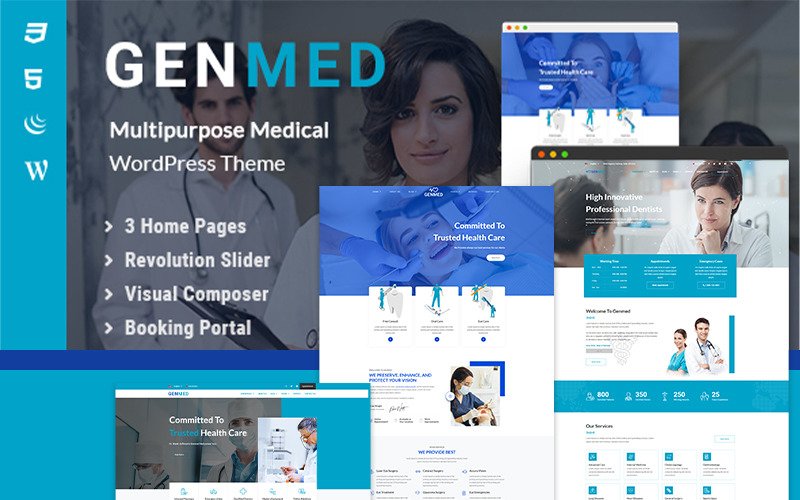 Genmed | Multipurpose Medical WordPress theme