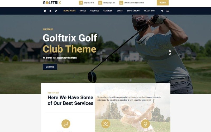 Golftrix | Golf Club WordPress Theme