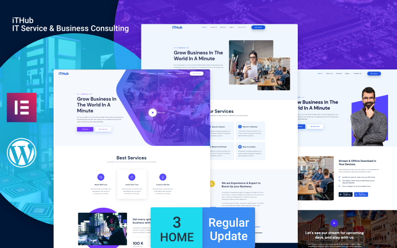 ITHUB - IT Service And Business Solution WordPress Theme
