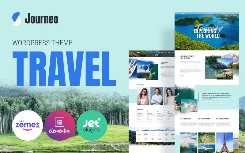 Journeo – Travel Agency WordPress Elementor Theme