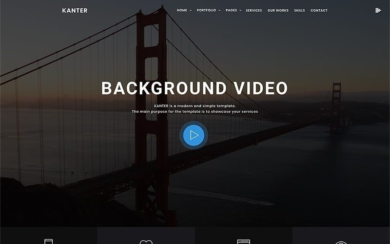 Kanter – Corporate&Portfolio&Agency WordPress Theme