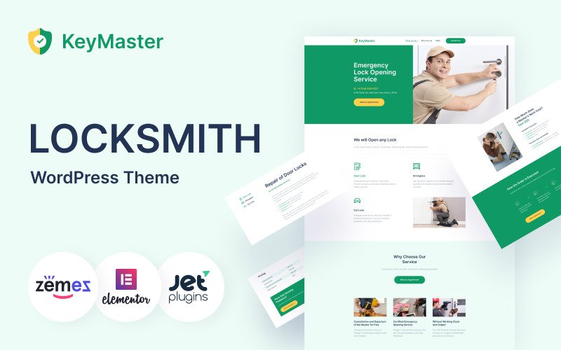 KeyMaster – Security Services WordPress Theme