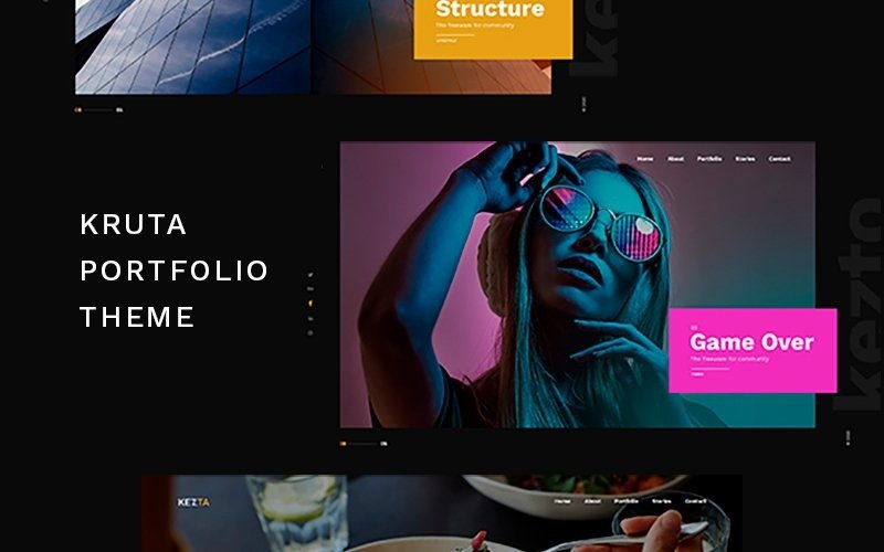 Kruta – Portfolio WordPress Theme