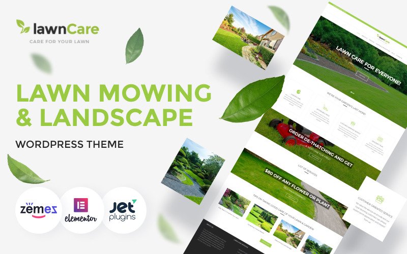 Lawn Care – Lawn Mowing & Landscape WordPress Theme