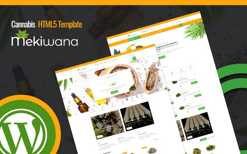 Mekiwana – Medical Cannabis  Shop WordPress Theme