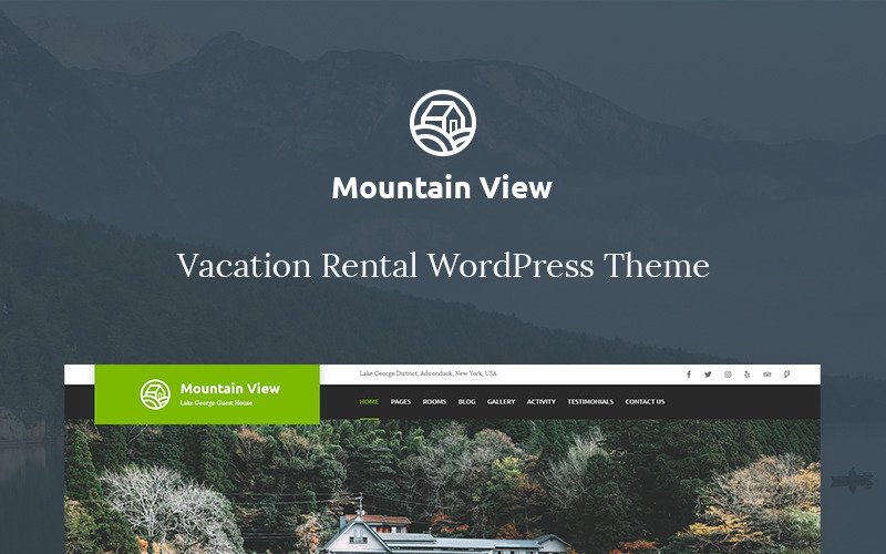 Mountain View – Vacation Rental WordPress Theme