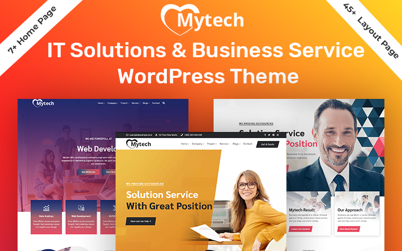MyTech-IT Solution & Business Consulting WordPress Theme