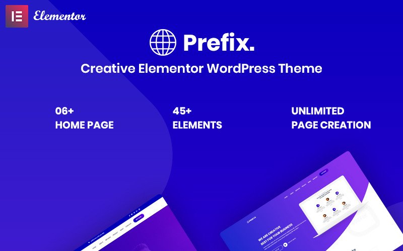 Prefix - Creative Responsive WordPress Theme
