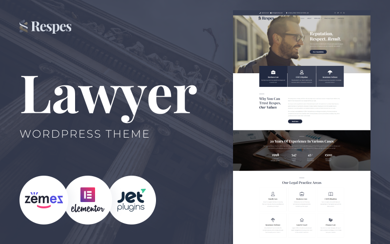 Respes – Lawyer WordPress Theme