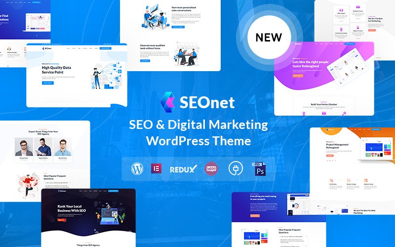Seonet - SEO and  Digital Marketing WordPress Theme
