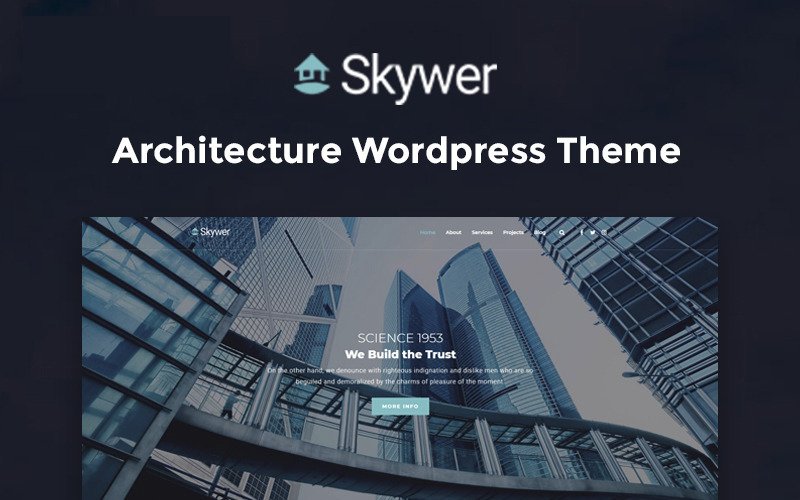 Skywer – Architecture Multipurpose Modern WordPress Elementor Theme