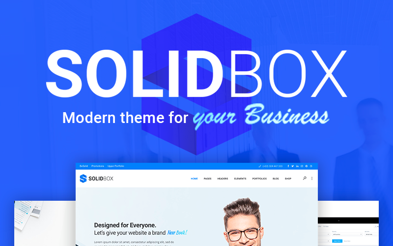 SolidBox - Modern Business WordPress Theme