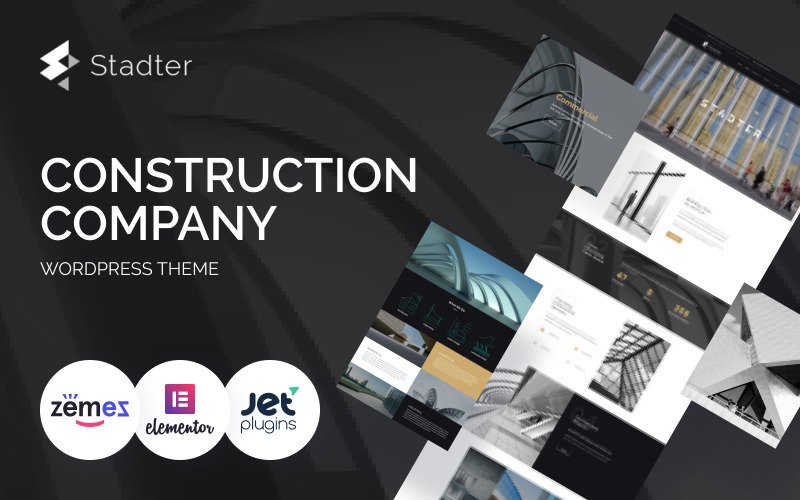 Stadter – Construction Company WordPress Theme