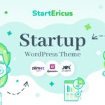 StartEricus – Clean and Minimalistic Startup Landing Page WordPress Theme