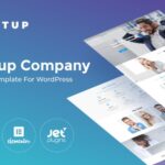 Startup Company One Page WordPress Theme