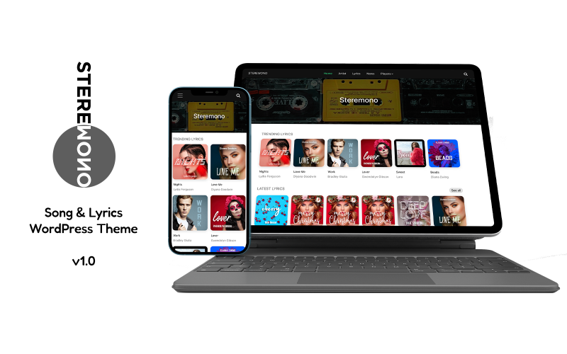 Steremono – WordPress Lyrics Theme