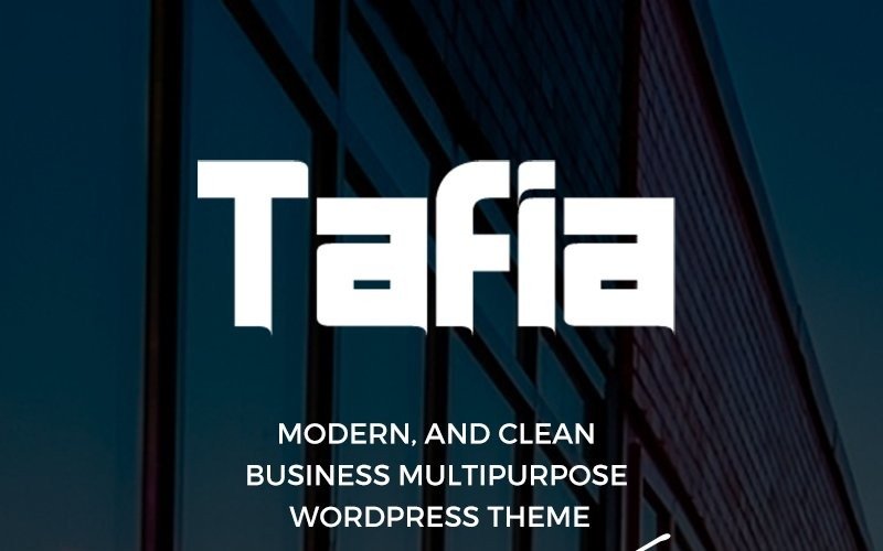 Tafia – Creative Business WordPress Theme