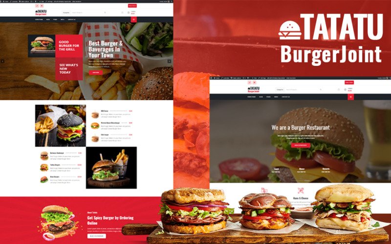 Tatatu - Burger Joint WordPress Theme