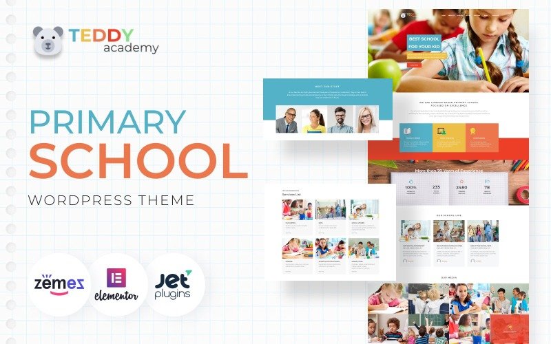 Teddy Academy - Primary School WordPress Elementor Theme
