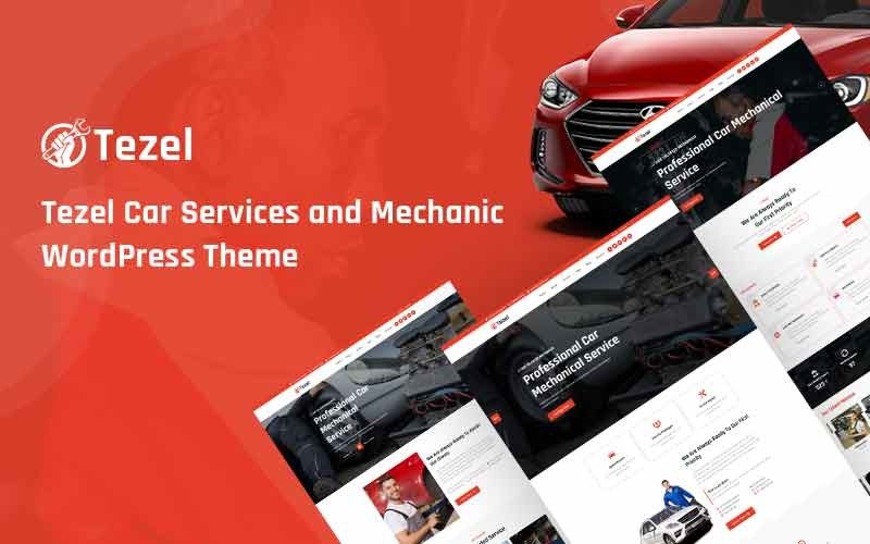 Tezel – Car Services and Mechanic WordPress Theme