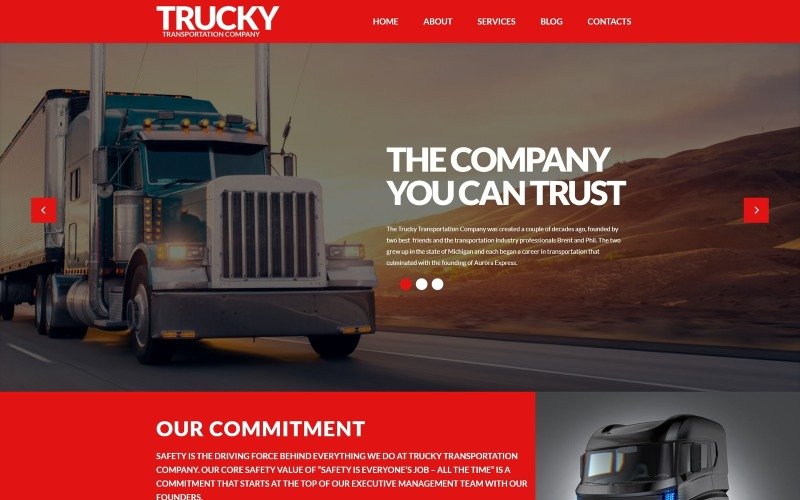 Trucky - Transportation & Logistics Responsive WordPress Theme