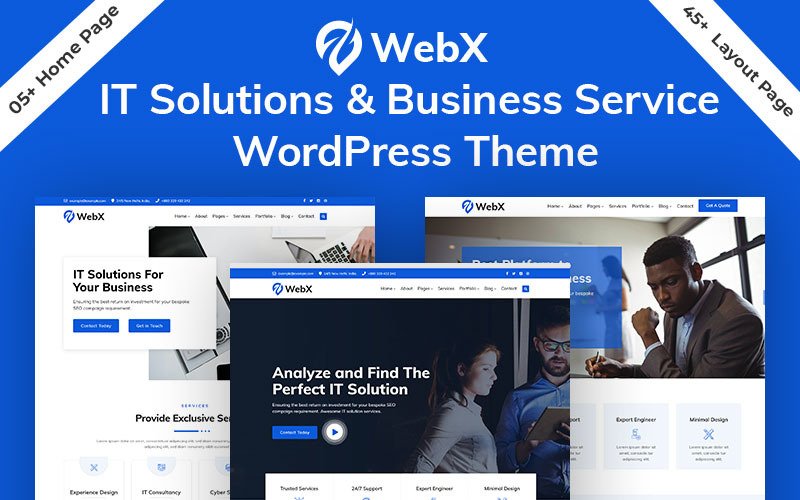 WebX - Technology & Business Solution Service WordPress Theme