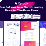 Xprosik – Saas Software App Startup Landing WordPress Elementor Theme